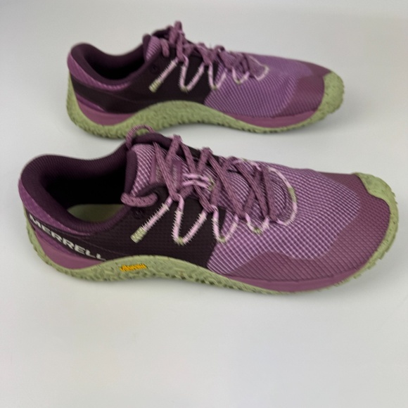 Merrell Womens Size 10 Trail Glove 7 Hiking Running Shoes Purple Vibram Soles - Picture 5 of 9